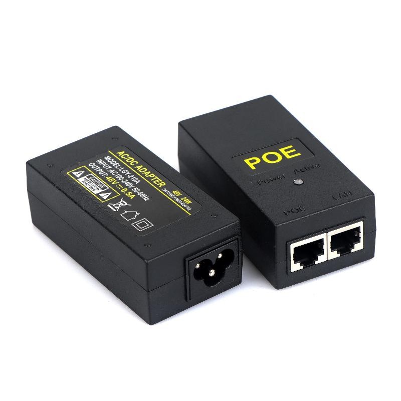 MyriadU 1Pcs Desktop POE Power Injector Ethernet Adapter Surveillance ...