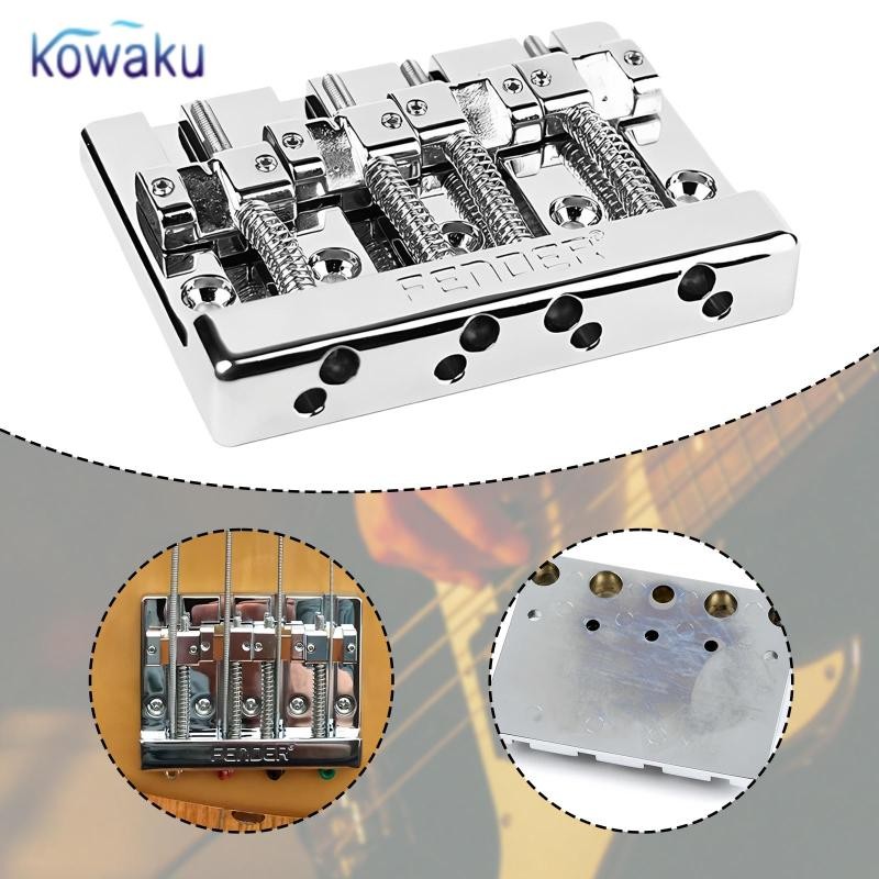 [vsrhkq] 4 String Bass Bridge Assembly High Performance Musical ...