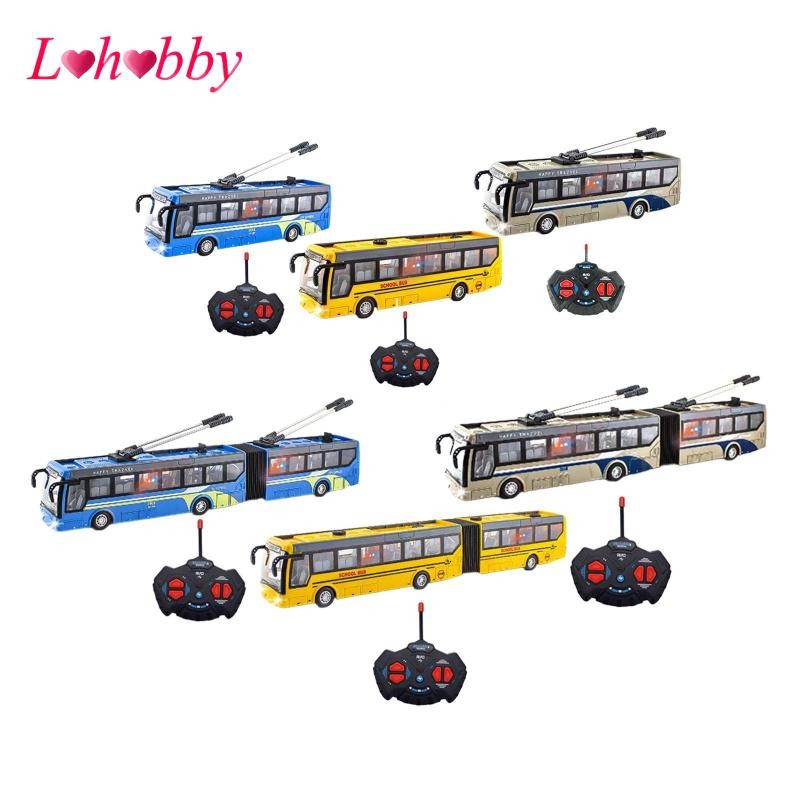 Lohobby Remote Control School Bus School Bus Model 1/32 Children 27MHz ...