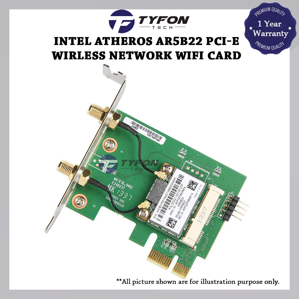 Intel Atheros AR5B22 PCI-E Wirless Network Wifi Card 323C163002UD ...