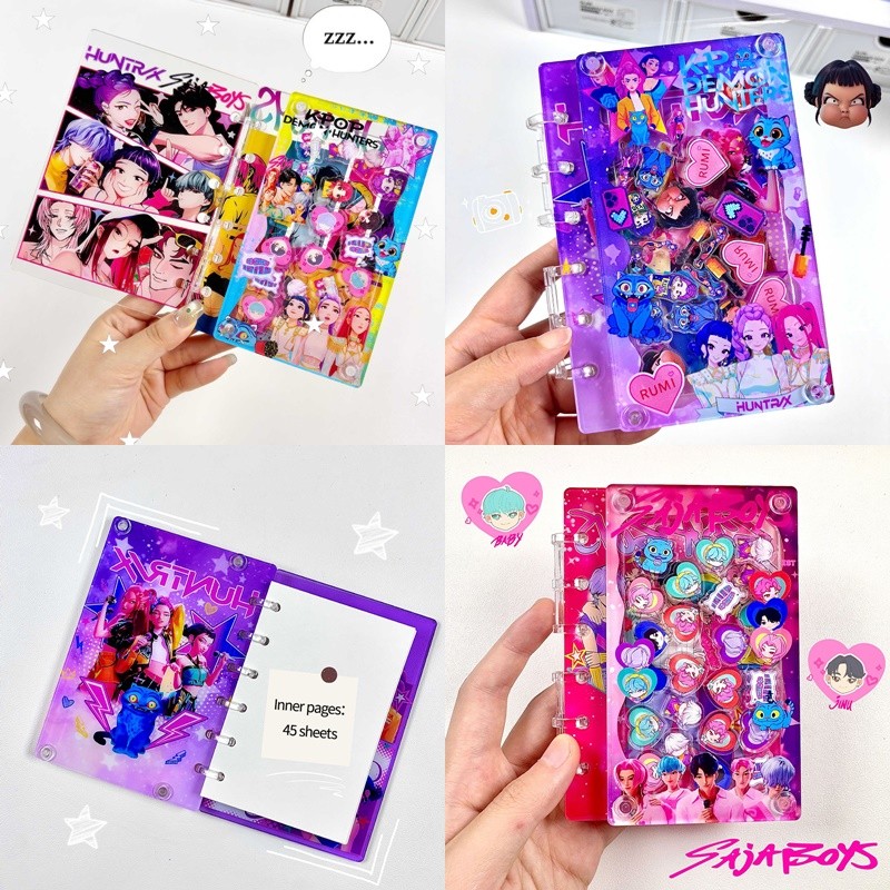 A7 Kpop Demon Huntrix Notebook Creative Saja Boys Notebooks Student ...