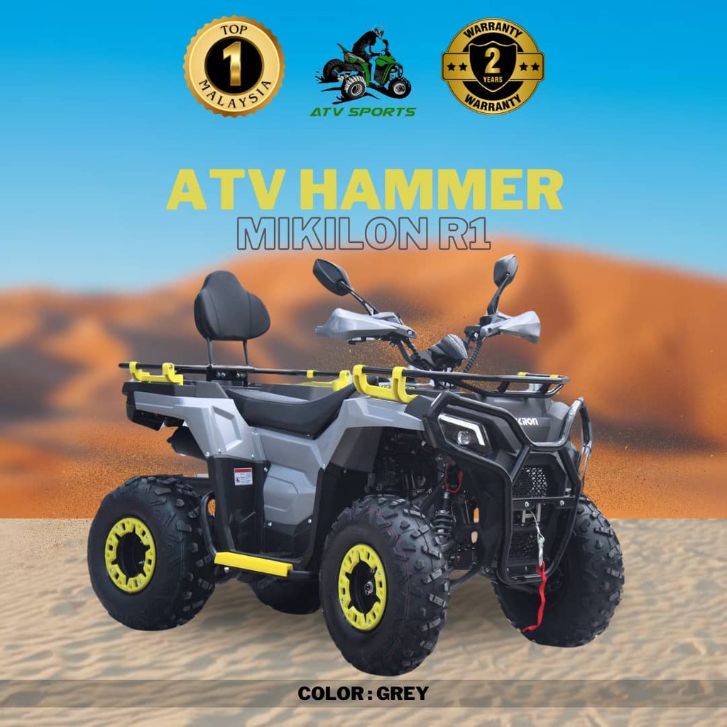 ATV HAMMER R1 200CC PRO ADULT ADVENTURE ACTIVITY VEHICLE | Shopee Malaysia