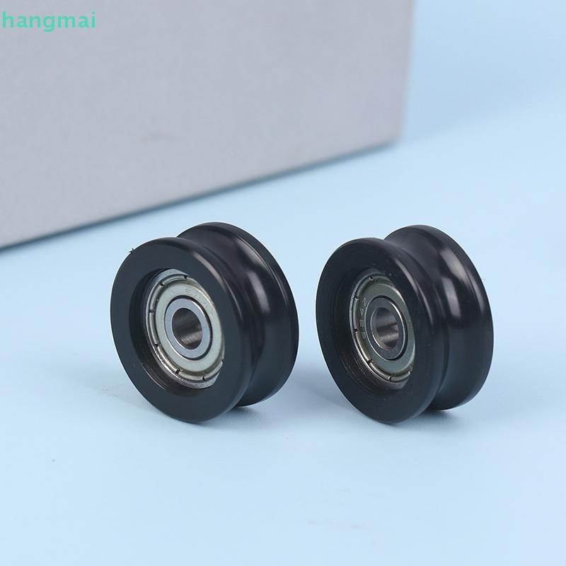 {hangmai} 4x19x8.5mm POM Delrin Plastic U Groove Roller Guide Wheel 624 ...
