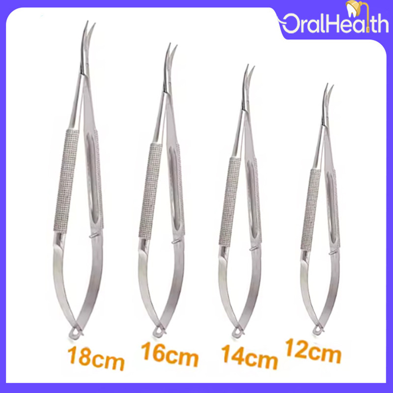 Hot Sale Goraya 4 O.r Grade Iris Surgical Ophthalmic Scissors Straight curved Wi