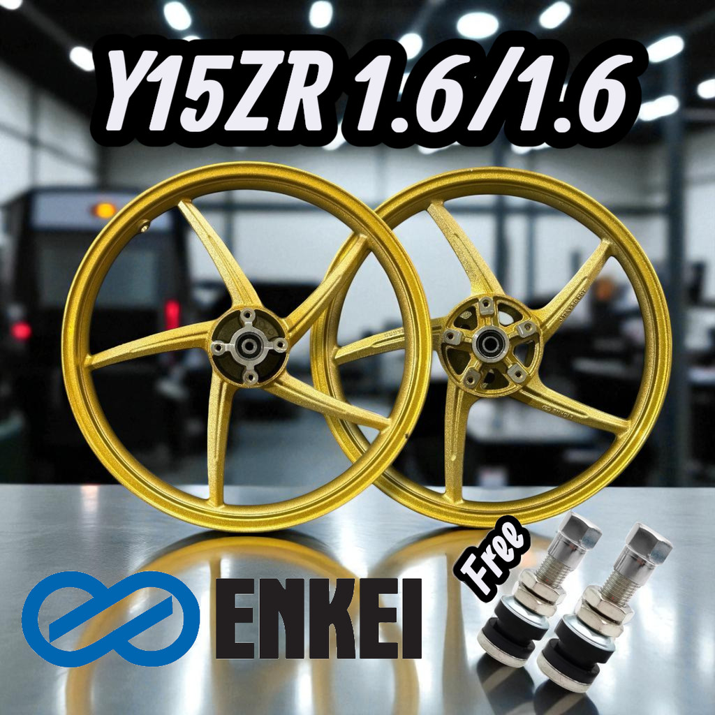 5L Enkei 125Z, LCV8, Y15, Y16, Y15ZR, Y16ZR pnp 5 Kaki Sport Rim Yamaha ...