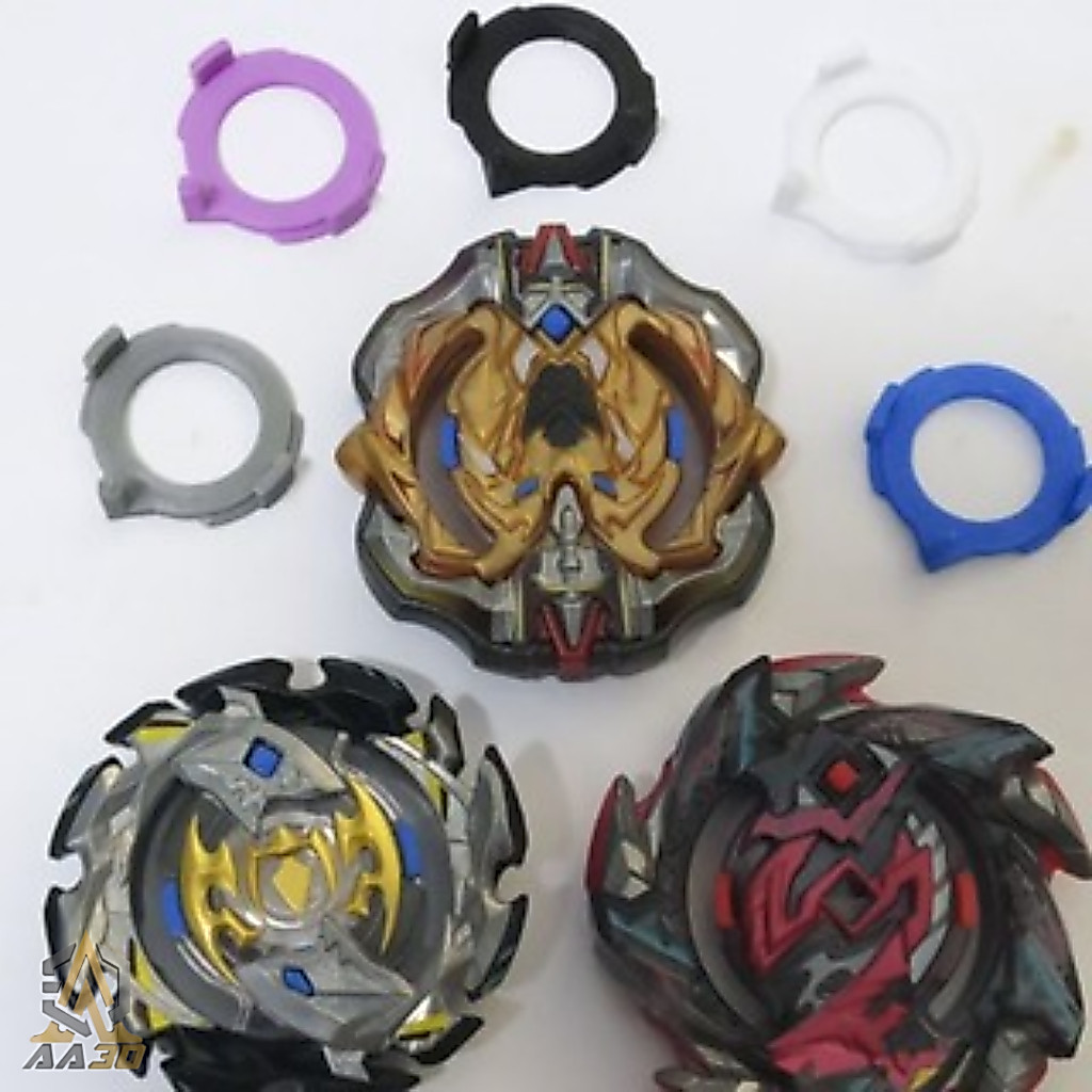 [BUY 10 FREE 1] Beyblade Level Chip 3D Printed | Shopee Malaysia