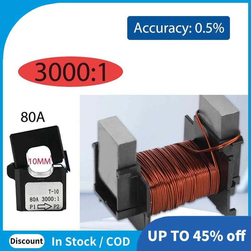 3000/1 Mini Split Core Current Transformer Sensor AC Open Type CT 80A ...