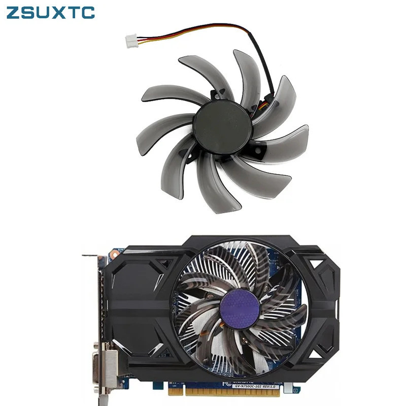 95MM T129215SM Cooler Fan Use For Gigabyte HD 7770 Radon GT 640 GTX 550 ...