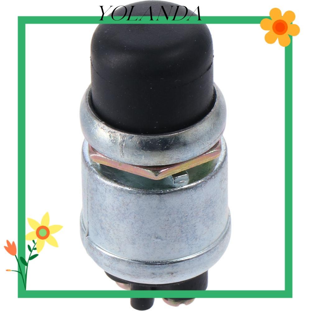12V Waterproof Push Button Switch – Horn, Engine Start, Starter – Universal, Lifetime Warranty