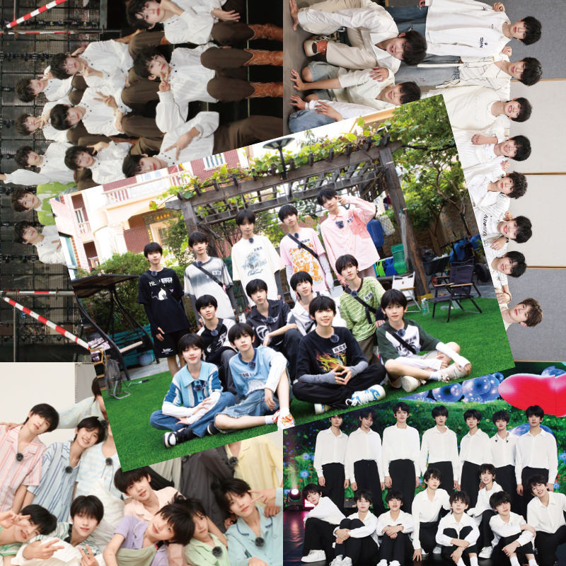 TF家族四代海报人气组合陈奕恒陈浚铭周边自制高清装饰贴墙壁画TF family four-generation poster popular ...