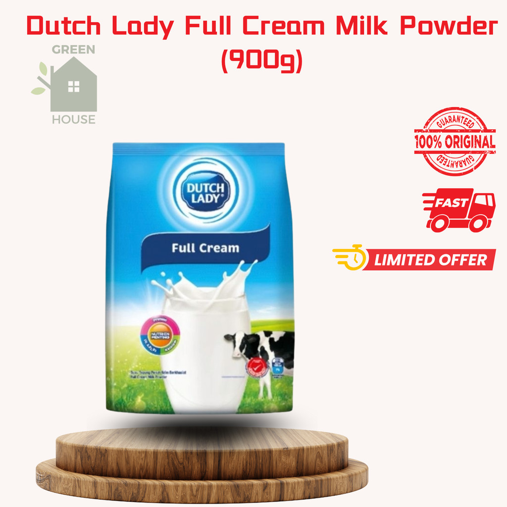 Dutch Lady Full Cream Milk Powder (900g) | Shopee Malaysia