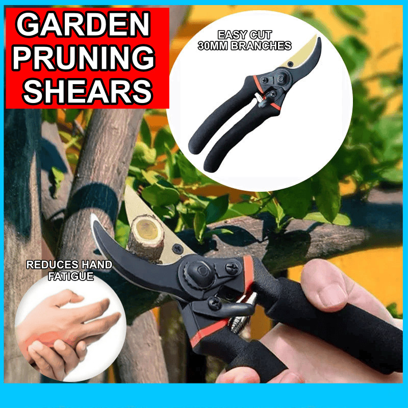 Strong SK5 Manganese Steel Garden Pruning Shears - New Technology ...