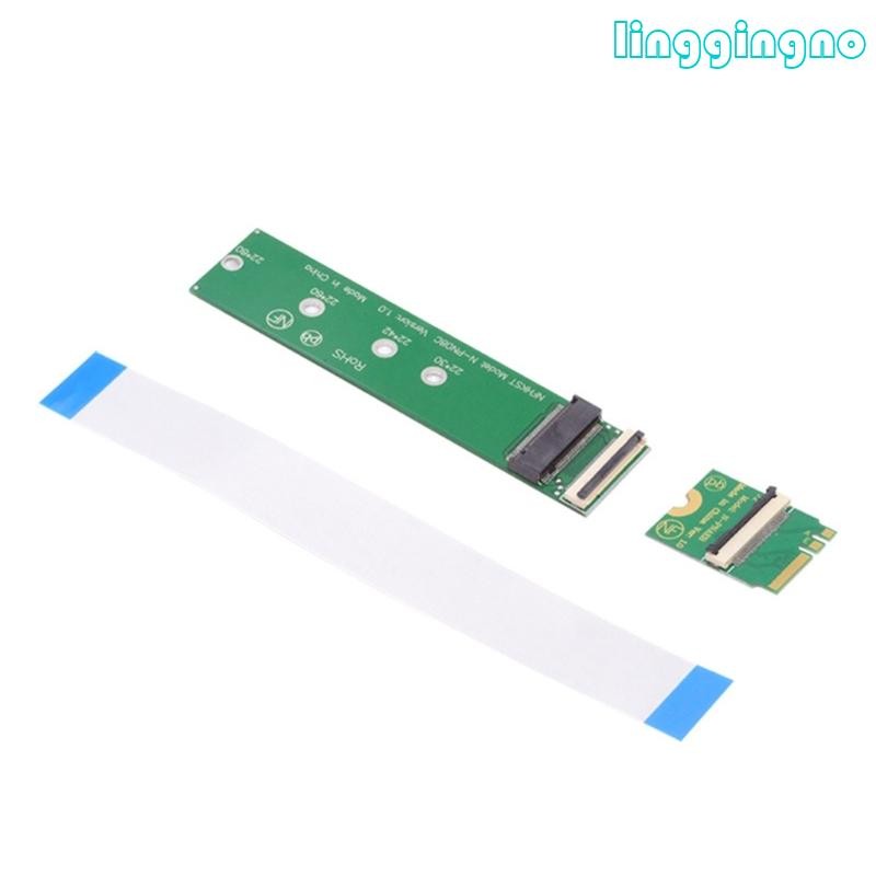Sintech M.2 NVME-verlengkabel, NGFF M-Key PCIe 3.0 SSD-verlengingskaart met anti-elektromagnetische folie 20 cm (zilver