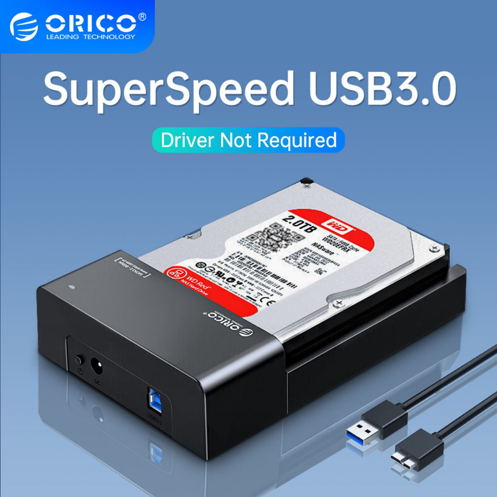 ORICO HDD Docking Station 2.5/3.5 SATA to USB 3.0 Support 6Gbps UASP ...