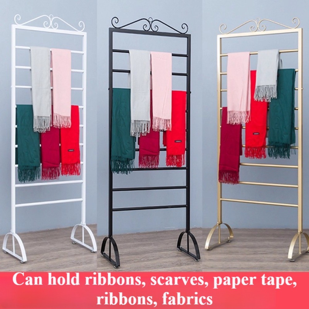 In Stock Flower Shop Storage Rack Floor Scarf Scarf Display Rack Pants ...