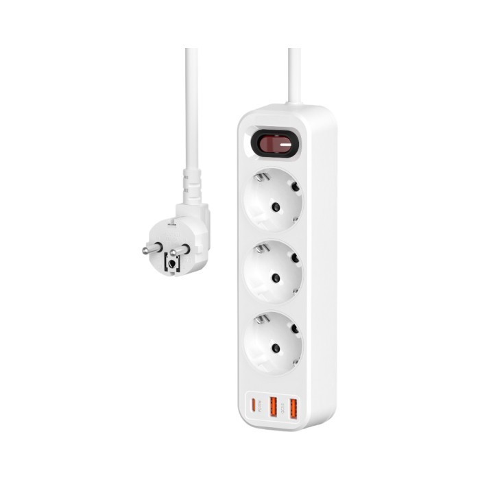 AZKO Krisbow Sync Socket With Type C & Usb Electric Socket Terminal ...