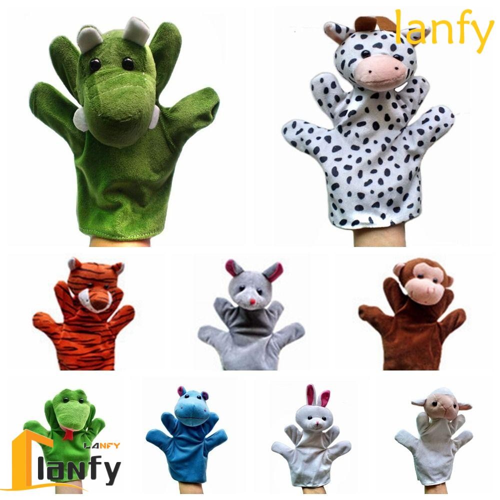 LANFY Hand Puppets For Animal, 24 Types Plush Toy Adorable Hand Puppets ...