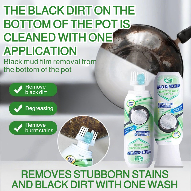 💥Big Sale🔥【Powerful burnt stain removal】Household pot cleaning mask🌱 ...