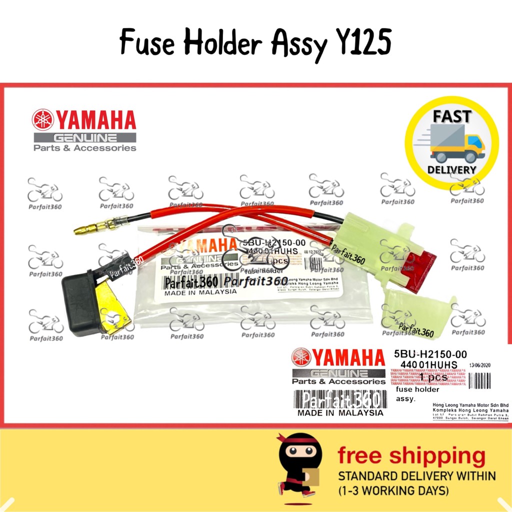 5BU-H2150 125Z Y125 Y125Z Y125ZR Cable Wire Fuse Holder Battery / Wayar ...
