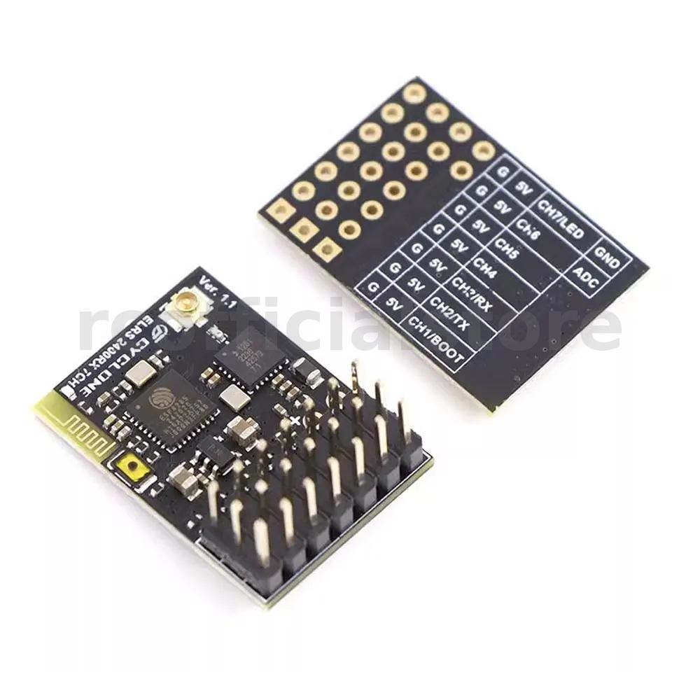 CYCLONE ELRS 2.4GHz 7CH PWM RX Receiver CRSF Protocol for RC FPV Racing ...