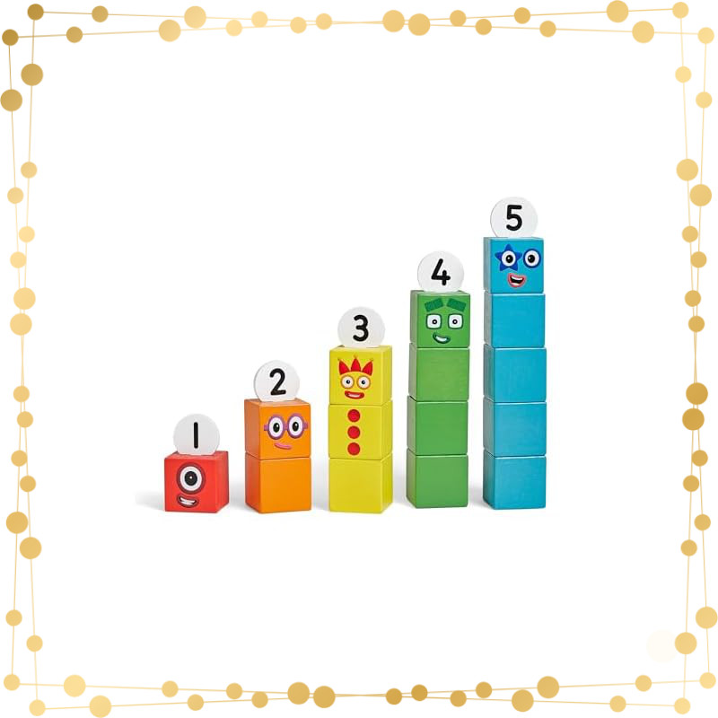 Numberblocks Wooden Block Activity Set - Educational Toy for Number ...