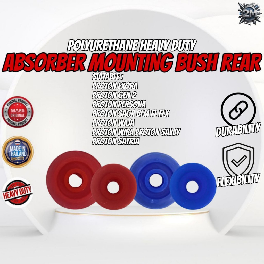 🔥MARS🔥ABSORBER MOUNTING BUSH REAR / BELAKANG - PROTON WIRA, WAJA, GEN2 ...