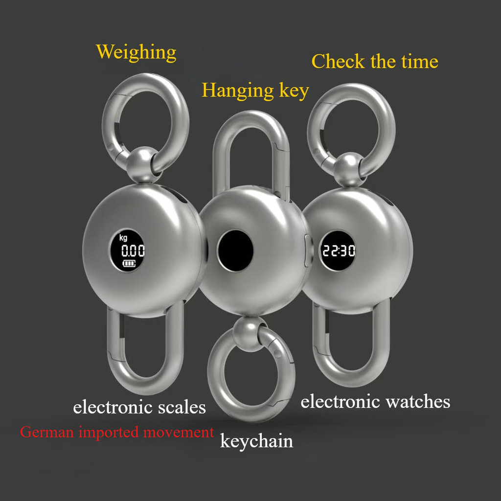 25KG Portable Mini Keychain Electronic Scale – High Accuracy Handheld ...