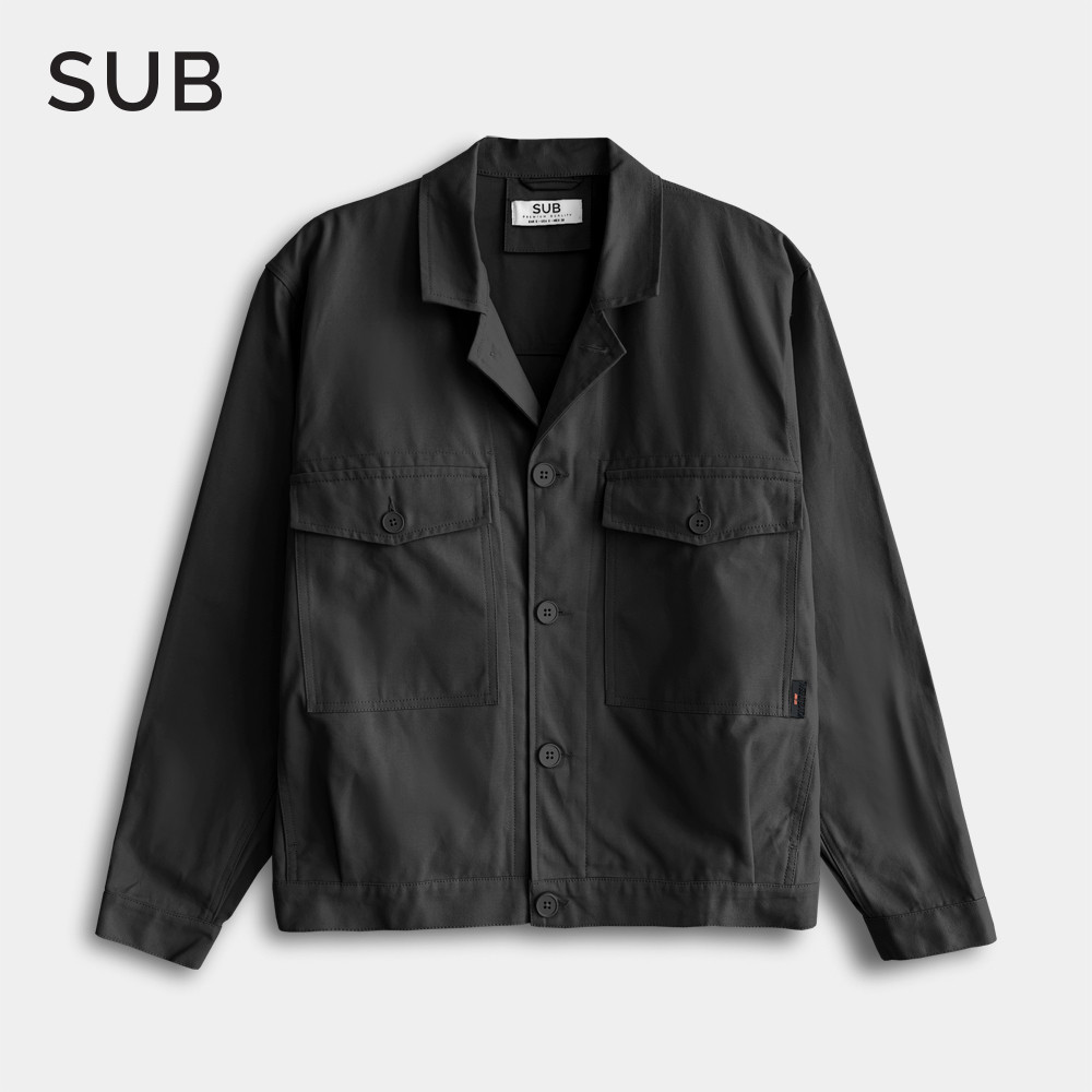 SUB Men Oversized Bomber Jacket - Black - 510238 / Jaket Bomber ...