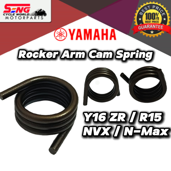 YAMAHA NVX/N MAX/Y16 ZR/R15 ROCKER ARM CAM SPRING-ORIGINAL | Shopee ...