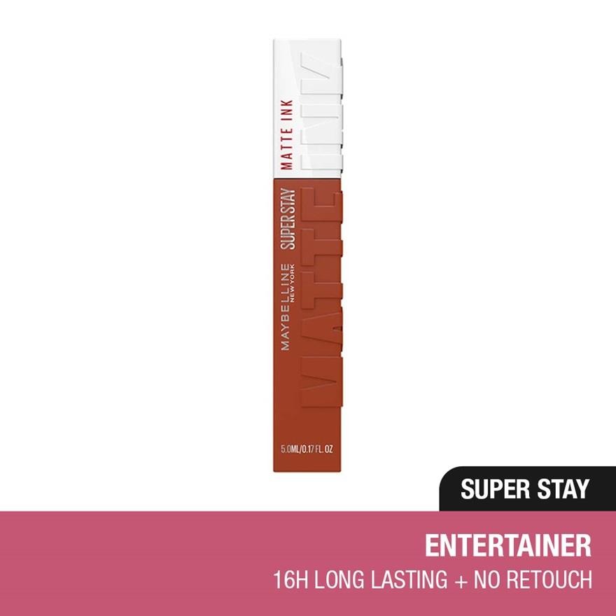 MAYBELLINE Super Stay Matte Ink 505 Entertain | Shopee Malaysia