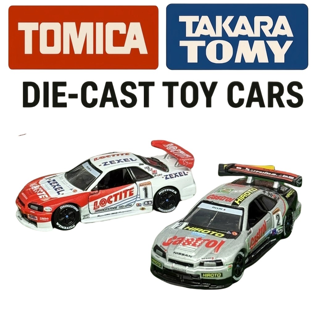 Tomica Limited 1:64 Diecast Nissan GT-R Castrol Loctite Livery Movie ...