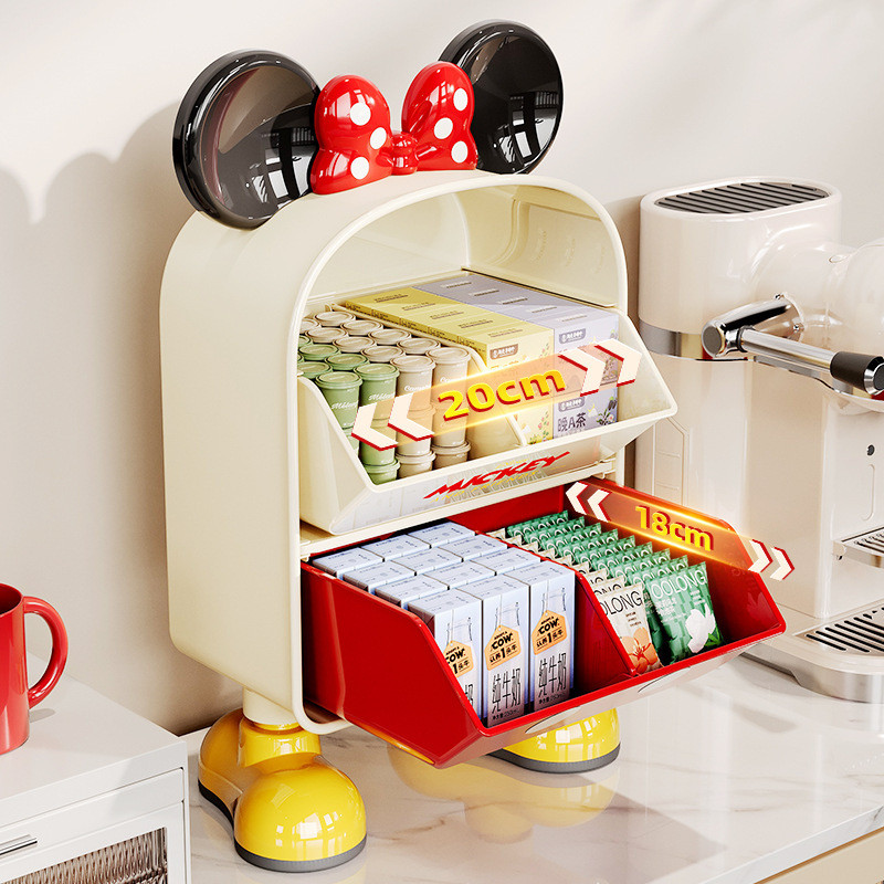 Tea Bag Storage Box Premium Tea Room Storage Rack Coffee Capsule ...