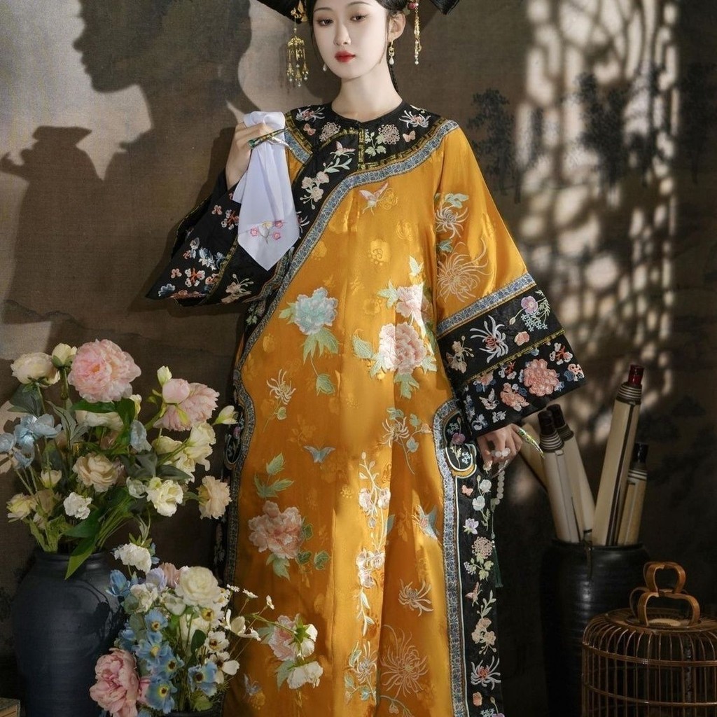 2023 Gegeqi Xiaoqiao Original Qing Dynasty women's clothing, flag-wear ...