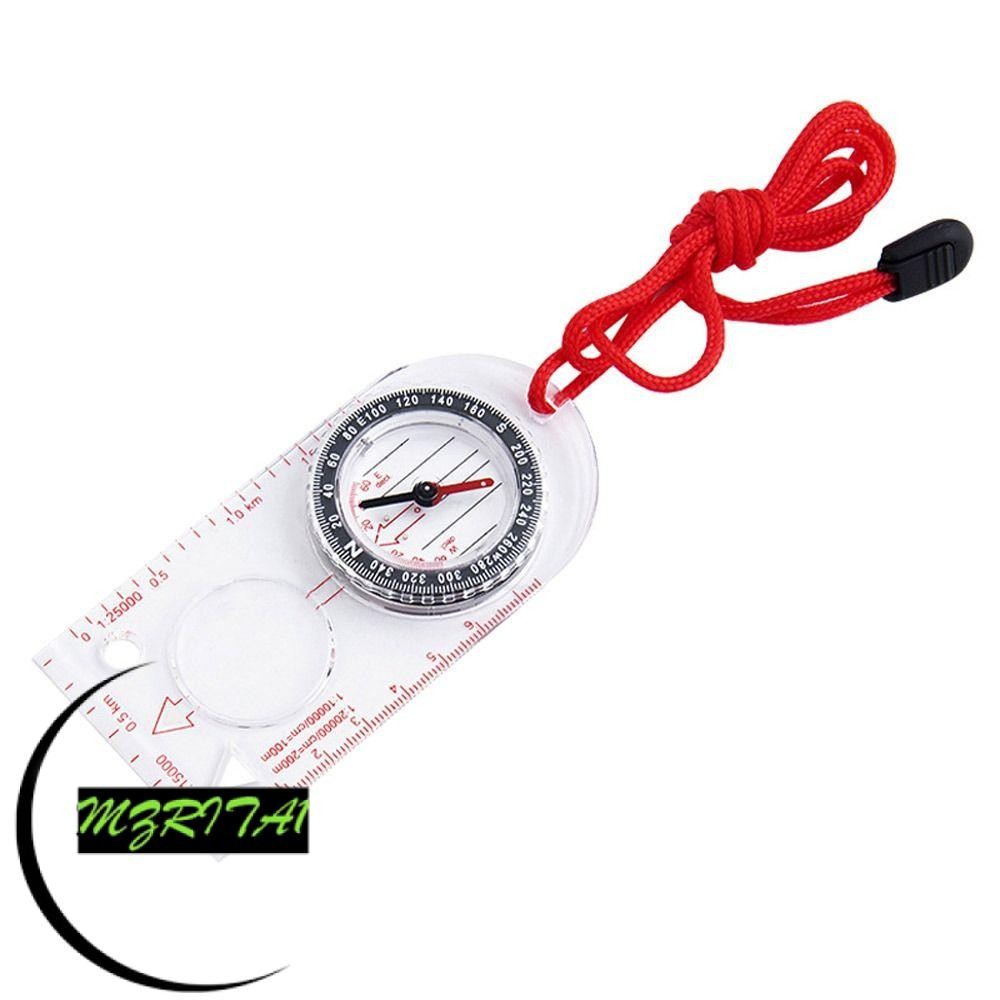 MARITA1 Ruler Compass, Transparent Multi-function Orienteering ...