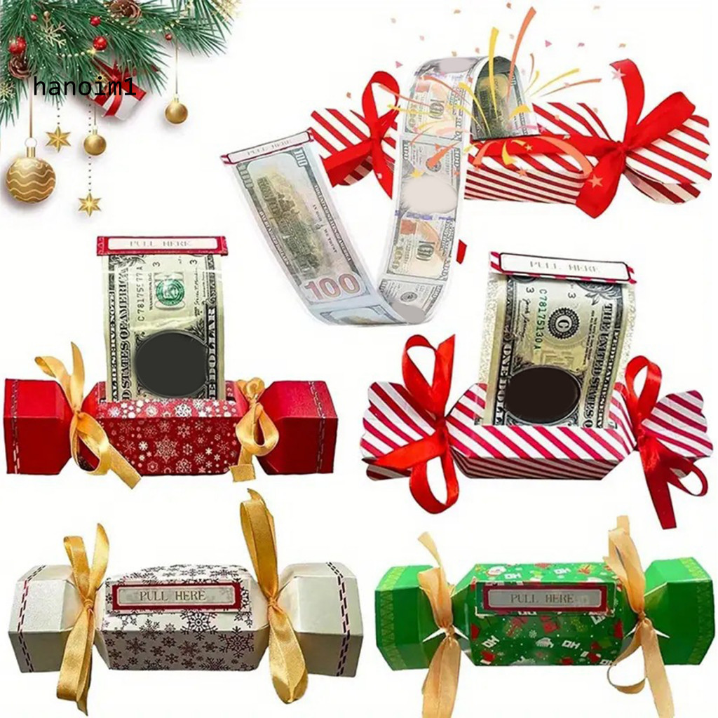 Christmas Money Roll Box Money Gifting Idea Festive Christmas Candy ...