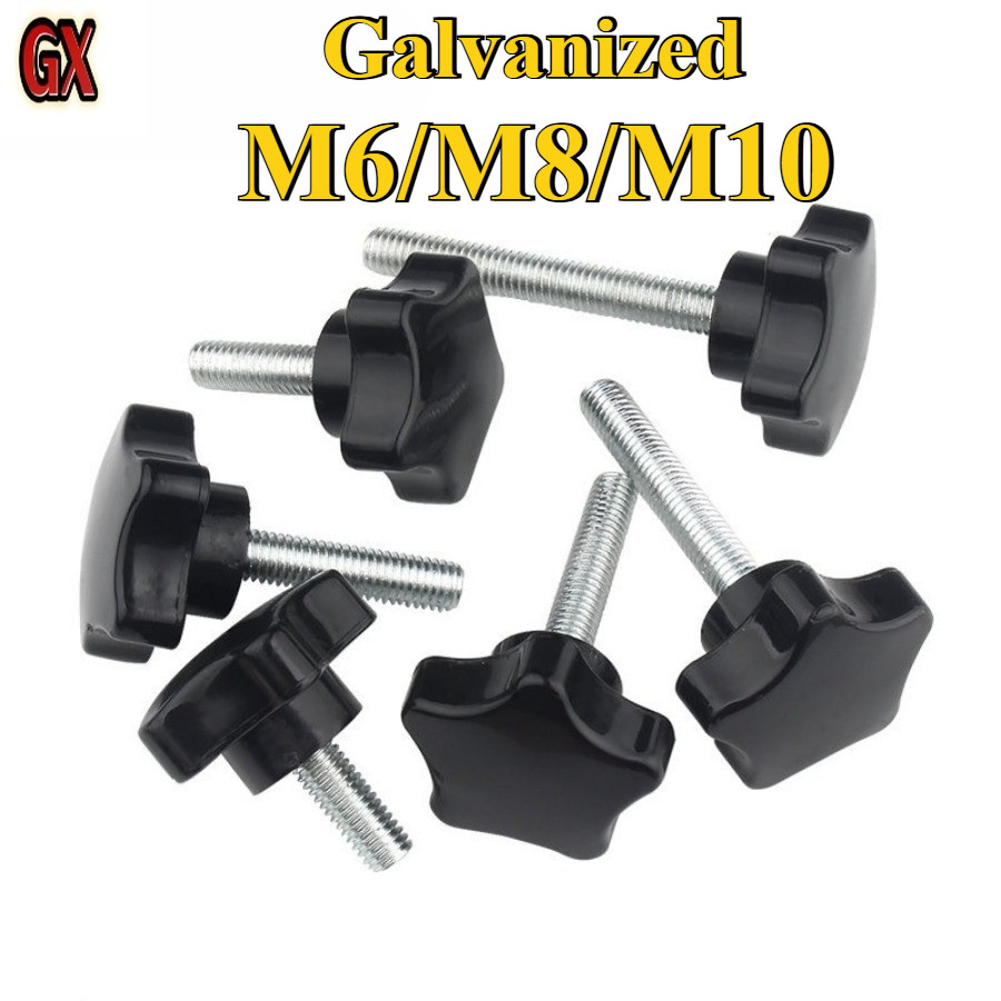 Galvanized Star Knob Thumb Screws M6/M8/M10 – Heavy Duty Stainless ...