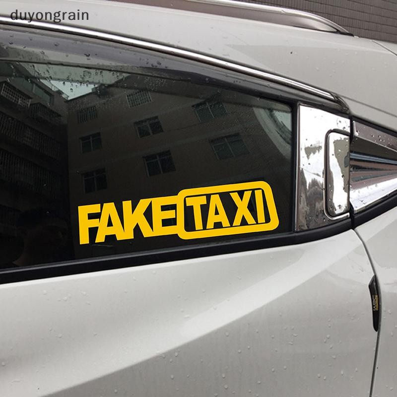 (duyongrain) Universal FAKE TAXI Car Auto Sticker Decal Emblem Self ...