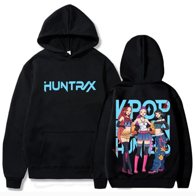 KPOP Demon Hunters Hoodie Saja Boys Sweatshirt Streetwear Hip Hop