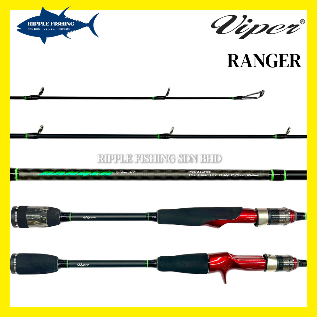VIPER RANGER SPINNING / CASTING FISHING ROD | Shopee Malaysia