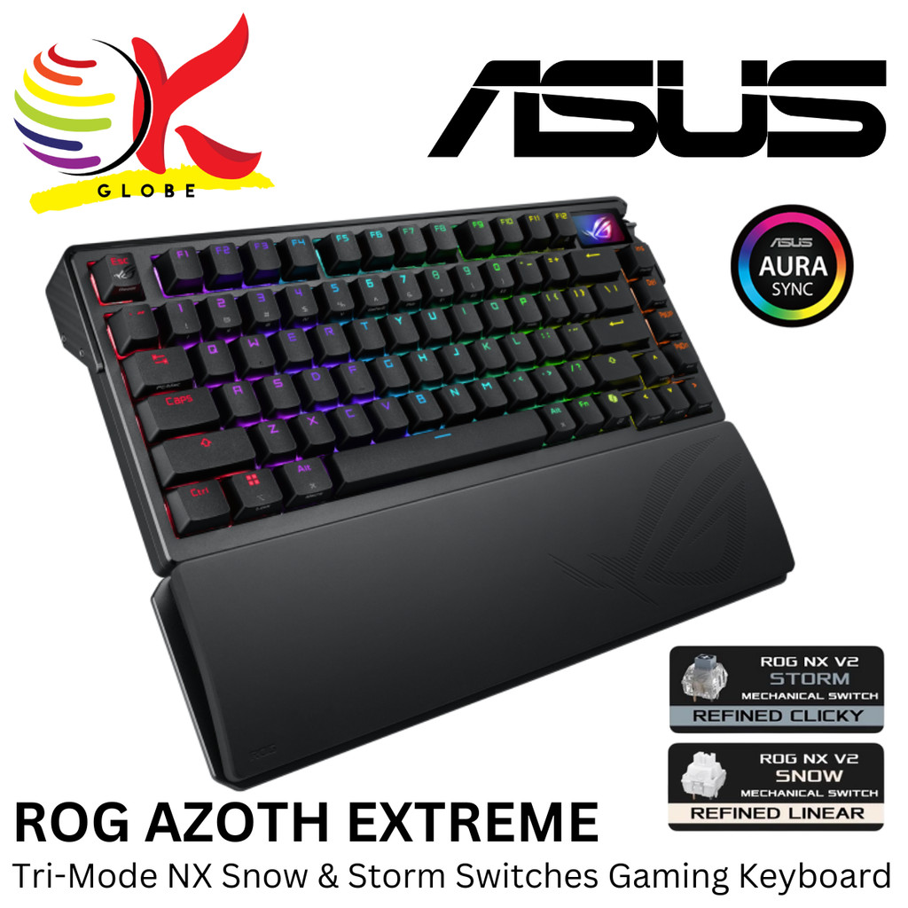 ASUS ROG AZOTH EXTREME GAMING KEYBOARD M702 WITH HOT-SWAPPABLE ROG NX ...