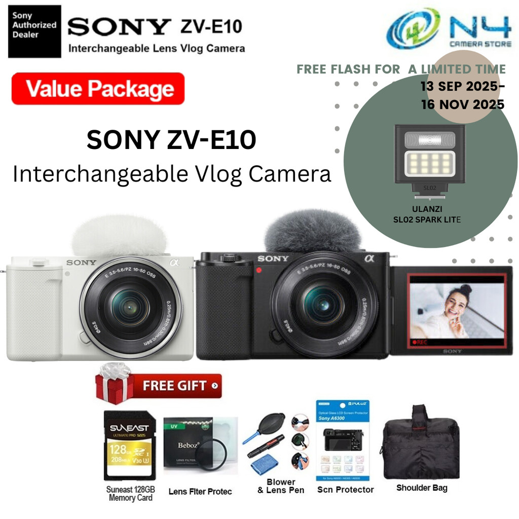 Digital Camera Video Camera With Interchangeable Lenses Sony [ZV