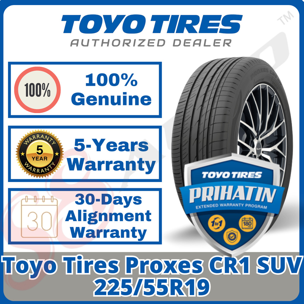225/55R19 Toyo Tires Proxes CR1 SUV *Year 2024/2025【S8 Webstore