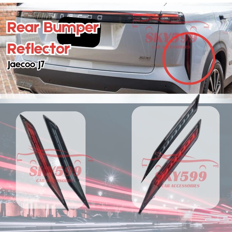 JAECOO J7 REAR BUMPER REFLECTOR LED LIGHT SIGNAL RUNNING WITH PLUG ...