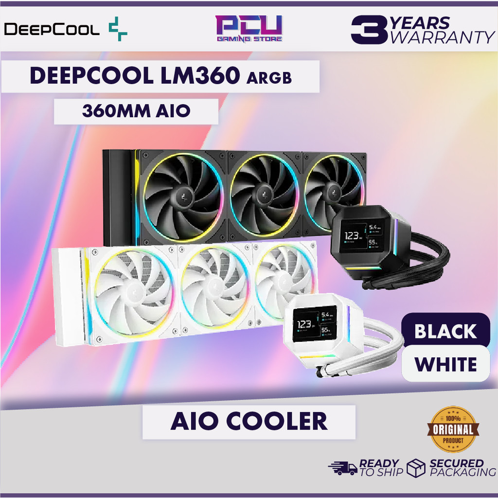 DEEPCOOL LM360 ARGB AIO WITH COMPACT 2.4