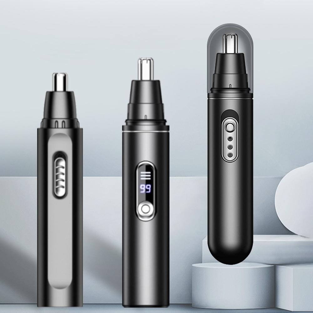 Electric Nose Hair Trimmer For Men Rechargeable Nasal Hair Cleaning ...