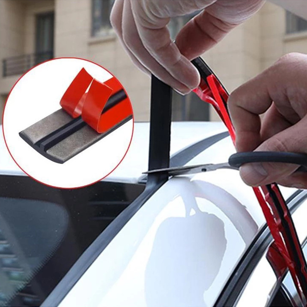Car Seal Strip Rubber Windshield Sound Insulation Doors 4m 8m Easy ...