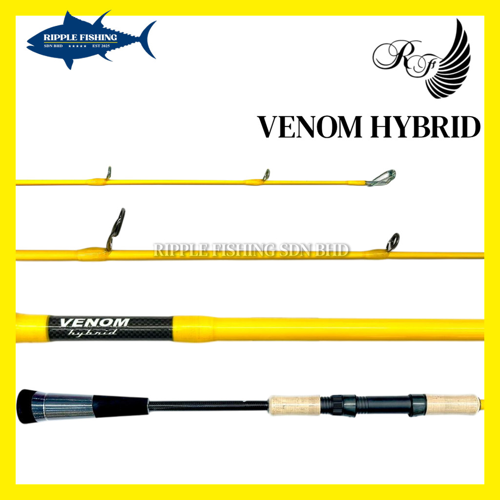 RODFORD Venom Hybrid Spinning Rod Fishing Rod Ford Pond Kolam Jigging ...