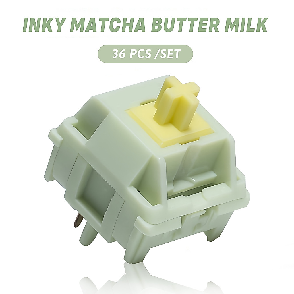 ELECFOX INKY Matcha Butter Milk Linear Switch (36PCS/SET) | Shopee Malaysia
