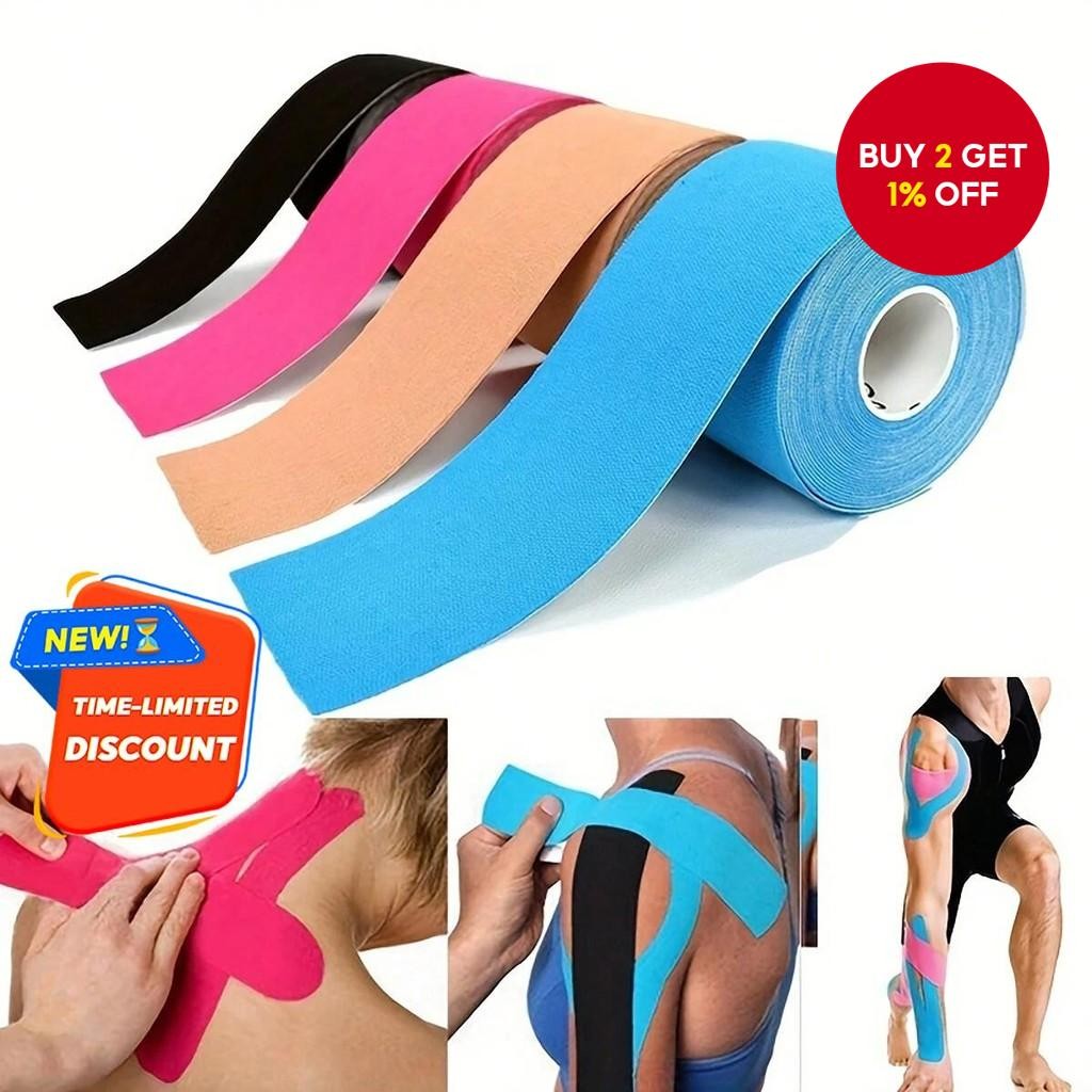 Long Elastic Muscle Tape 1 Roll Protective Bandage for Sports Muscle ...