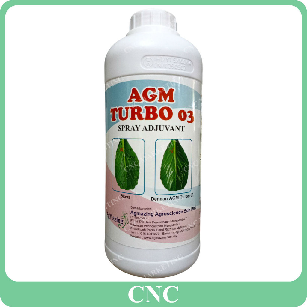 1L AGM Turbo 03 Agmazing Agroscience Herbicide Adjuvant Gam Pelekat ...